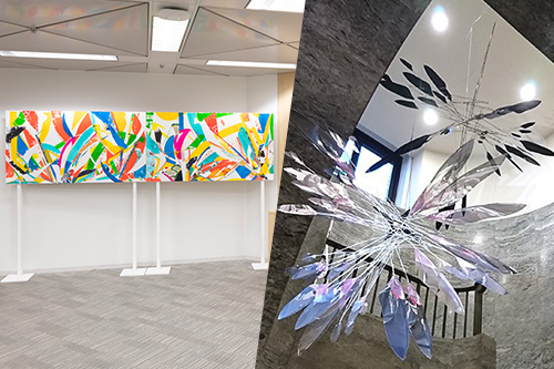 Nomura takes part in Artist in the Office project